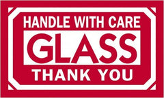 Tape Logic - 5" Long, Red/White Paper Shipping Label - For Multi-Use - Exact Tooling