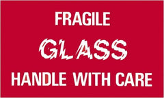 Tape Logic - 5" Long, Red/White Paper Shipping Label - For Multi-Use - Exact Tooling