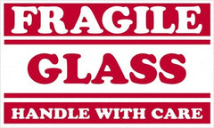 Tape Logic - 5" Long, Red/White Paper Shipping Label - For Multi-Use - Exact Tooling