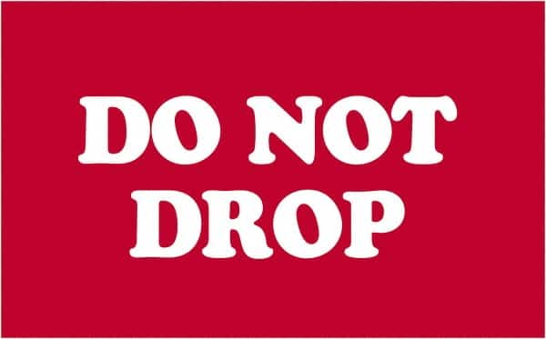 Tape Logic - 5" Long, Red/White Paper Shipping Label - For Multi-Use - Exact Tooling