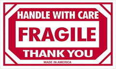 Tape Logic - 5" Long, Red/White Paper Shipping Label - For Multi-Use - Exact Tooling