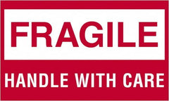 Tape Logic - 5" Long, Red/White Paper Shipping Label - For Multi-Use - Exact Tooling