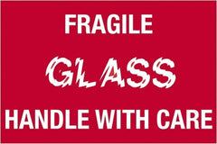 Tape Logic - 3" Long, Red/White Paper Shipping Label - For Multi-Use - Exact Tooling