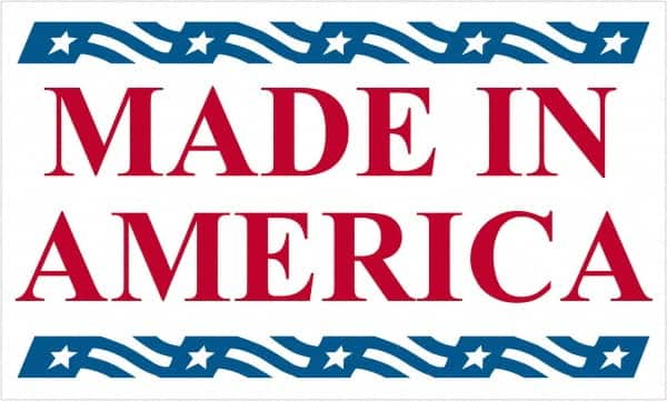 Tape Logic - 5" Long, White, Blue, & Red Paper Shipping Label - For Multi-Use - Exact Tooling