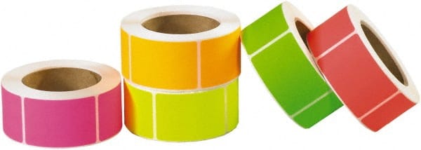 Tape Logic - 5" Long, Assorted Paper Inventory Labels - For Multi-Use - Exact Tooling