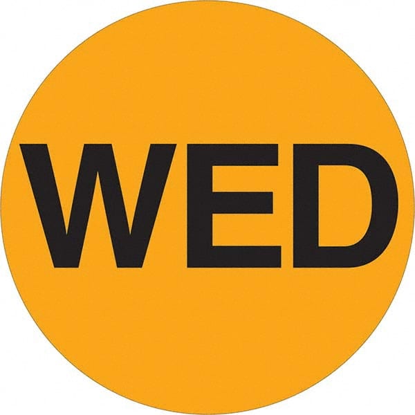 Tape Logic - 2" Long, Fluorescent Orange Paper Inventory Labels - For Multi-Use - Exact Tooling