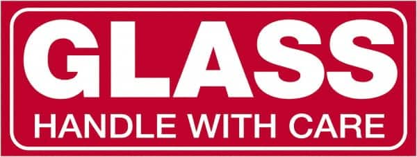 Tape Logic - 4" Long, Red/White Paper Shipping Label - For Multi-Use - Exact Tooling