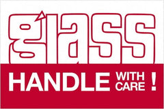 Tape Logic - 3" Long, Red/White Paper Shipping Label - For Multi-Use - Exact Tooling