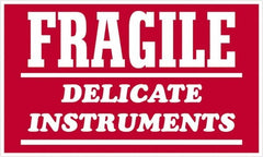 Tape Logic - 4" Long, Red/White Paper Shipping Label - For Multi-Use - Exact Tooling