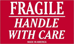 Tape Logic - 4" Long, Red/White Paper Shipping Label - For Multi-Use - Exact Tooling