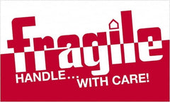 Tape Logic - 5" Long, Red/White Paper Shipping Label - For Multi-Use - Exact Tooling