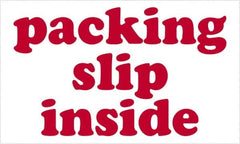 Tape Logic - 5" Long, Red/White Paper Shipping Label - For Multi-Use - Exact Tooling