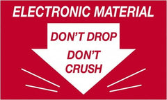 Tape Logic - 5" Long, Red/White Paper Shipping Label - For Multi-Use - Exact Tooling