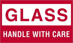 Tape Logic - 5" Long, Red/White Paper Shipping Label - For Multi-Use - Exact Tooling