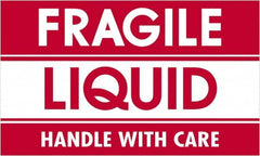 Tape Logic - 5" Long, Red/White Paper Shipping Label - For Multi-Use - Exact Tooling