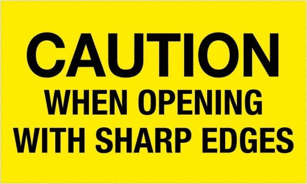 Tape Logic - 5" Long, Fluorescent Yellow Paper Shipping Label - For Multi-Use - Exact Tooling