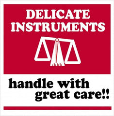 Tape Logic - 4" Long, Red, Black on White Paper Shipping Label - For Multi-Use - Exact Tooling