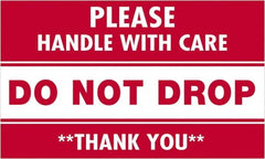 Tape Logic - 5" Long, Red/White Paper Shipping Label - For Multi-Use - Exact Tooling