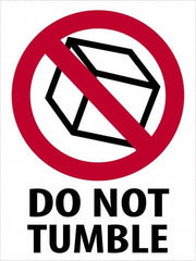 Tape Logic - 4" Long, Red, Black on White Paper Shipping Label - For Multi-Use - Exact Tooling