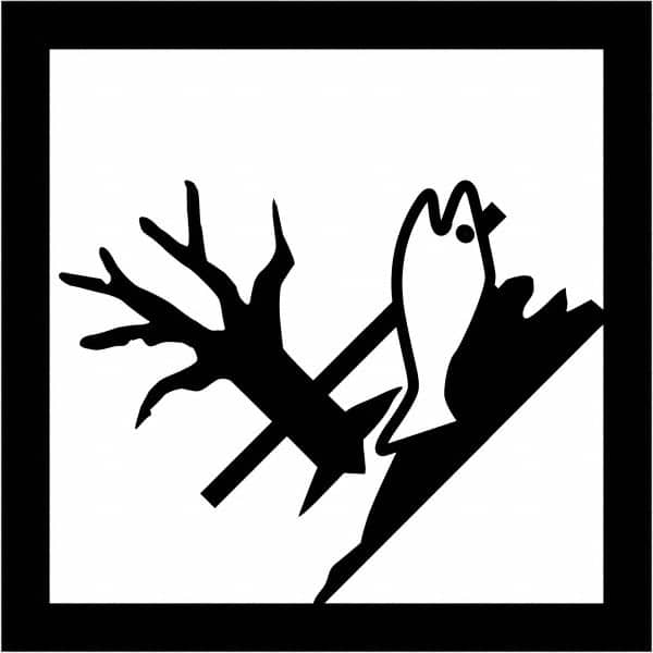 Tape Logic - 10-3/4" Long, Black/White Vinyl D.O.T. Labels - For Multi-Use - Exact Tooling