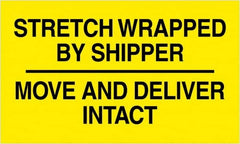 Tape Logic - 5" Long, Black & Yellow Paper Shipping Label - For Multi-Use - Exact Tooling