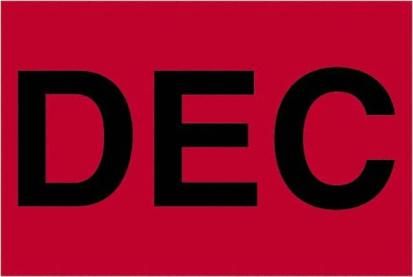 Tape Logic - 3" Long, Fluorescent Red Paper Inventory Labels - For Multi-Use - Exact Tooling