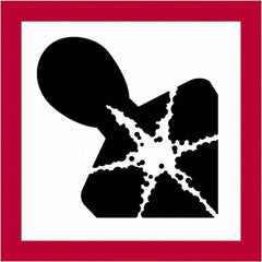 Tape Logic - 1" Long, Red, Black on White Paper D.O.T. Labels - For Multi-Use - Exact Tooling