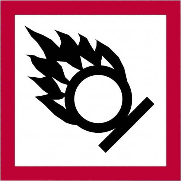 Tape Logic - 2" Long, Red, Black on White Paper D.O.T. Labels - For Multi-Use - Exact Tooling