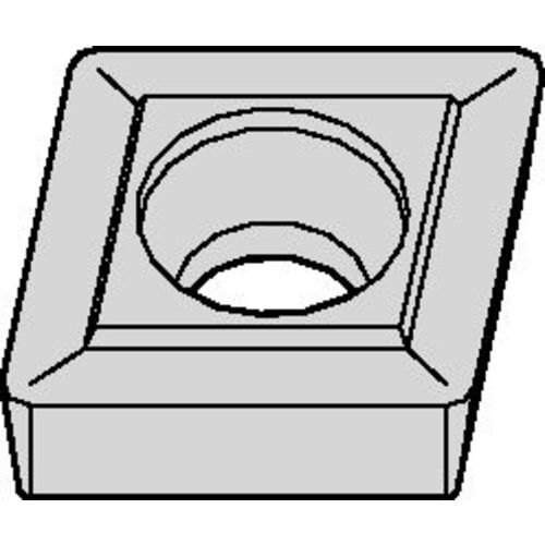 CCMT 432 Single-sided|T THM, 1/32″ Corner Radius, 3/16″ Thick, 1/2″ Inscribed Circle, Uncoated, Turning Indexable Insert - Exact Tooling