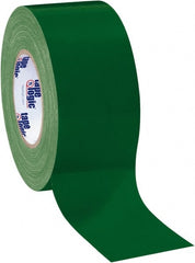 Tape Logic - 3" x 60 Yds Green Duct Tape - 10 mil, Rubber Adhesive - Exact Tooling