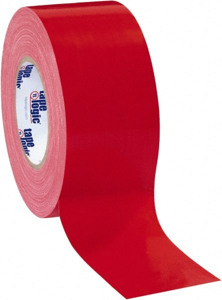Tape Logic - 3" x 60 Yds Red Duct Tape - 10 mil, Rubber Adhesive - Exact Tooling
