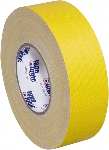 Tape Logic - 1" x 60 Yds Yellow Gaffers Tape - 11 mil, Rubber Adhesive - Exact Tooling