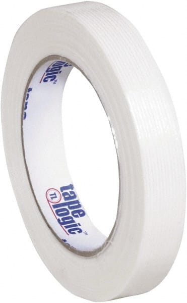 Tape Logic - 3/4" x 60 Yd Clear Hot Melt Adhesive Strapping Tape - Polypropylene Film Backing, 3.9 mil Thick, 100 Lb Tensile Strength - Exact Tooling