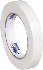 Tape Logic - 3/4" x 60 Yd Clear Hot Melt Adhesive Strapping Tape - Polypropylene Film Backing, 3.9 mil Thick, 100 Lb Tensile Strength - Exact Tooling