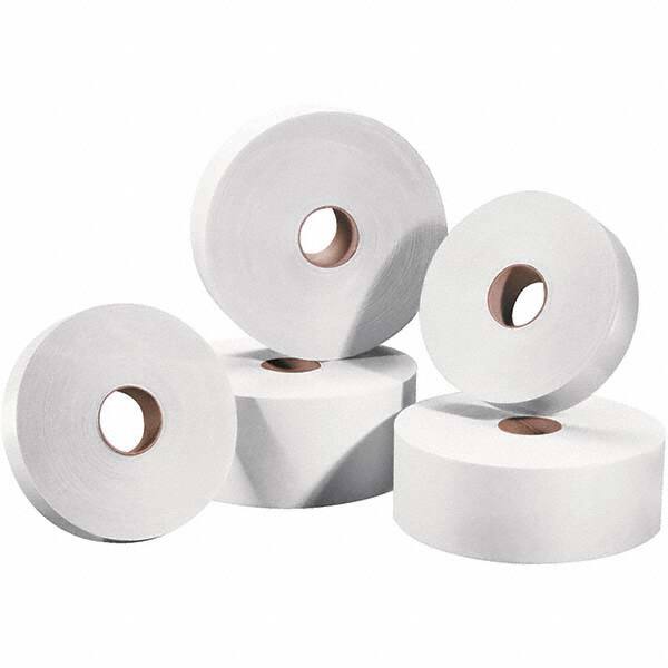 Tape Logic - 2" x 200 Yd White Water Activated Adhesive Packaging Tape - Paper Backing, 5 mil Thick - Exact Tooling