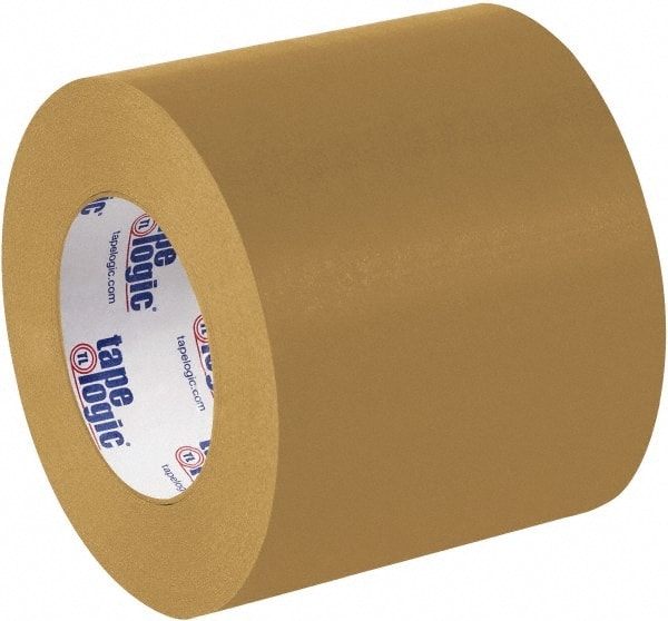 Tape Logic - 4" x 60 Yd Brown Rubber Adhesive Packaging Tape - Paper Backing, 7 mil Thick - Exact Tooling