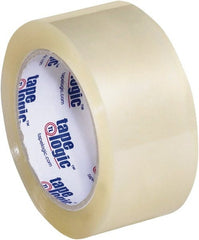 Tape Logic - 2" x 55 Yd Clear Acrylic Adhesive Packaging Tape - Polypropylene Film Backing, 3.5 mil Thick, 33.7 Lb Tensile Strength - Exact Tooling