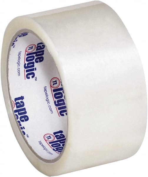 Tape Logic - 2" x 55 Yd Clear Hot Melt Adhesive Packaging Tape - Polypropylene Film Backing, 2.2 mil Thick - Exact Tooling