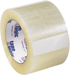 Tape Logic - 3" x 55 Yd Clear Acrylic Adhesive Packaging Tape - Polypropylene Film Backing, 2.6 mil Thick - Exact Tooling