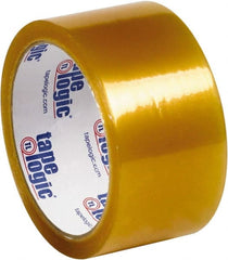 Tape Logic - 2" x 110 Yd Clear Rubber Adhesive Packaging Tape - Polypropylene Film Backing, 1.7 mil Thick - Exact Tooling