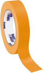 Tape Logic - 1" Wide x 60 Yd Long Orange Crepe Paper Masking Tape - 4.9 mil Thick - Exact Tooling