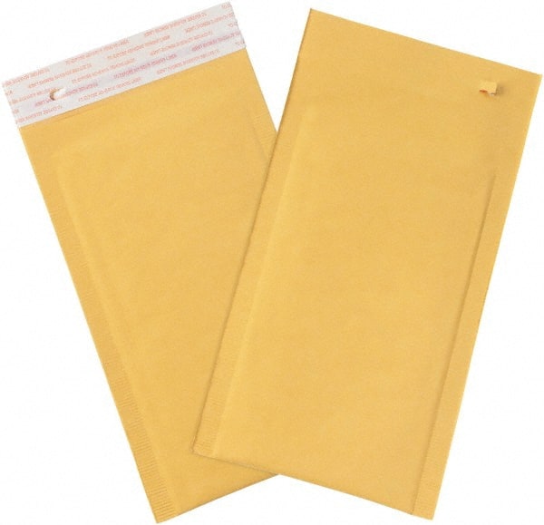Value Collection - 10" Long x 5" Wide Peel-Off Self-Seal Bubble Mailer - Kraft - Exact Tooling