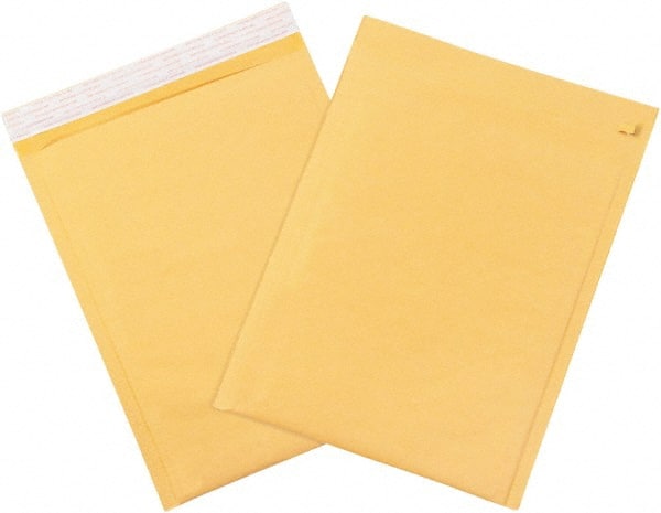 Value Collection - 12" Long x 7-1/4" Wide Peel-Off Self-Seal Bubble Mailer - Kraft - Exact Tooling