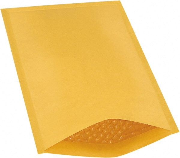 Made in USA - 14-1/2" Long x 8-1/2" Wide Regular Bubble Mailer - Kraft - Exact Tooling