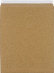 Made in USA - 21" Long x 17" Wide Peel-Off Self-Seal Flat Mailer - Kraft - Exact Tooling