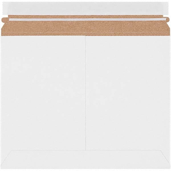 Made in USA - 9" Long x 11-1/2" Wide Peel-Off Self-Seal Flat Mailer - White - Exact Tooling