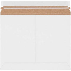Made in USA - 9" Long x 11-1/2" Wide Peel-Off Self-Seal Flat Mailer - White - Exact Tooling