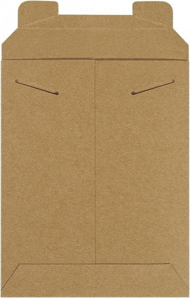 Made in USA - 9" Long x 7" Wide Regular Flat Mailer - Kraft - Exact Tooling