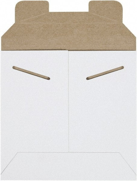 Made in USA - 6" Long x 6" Wide Regular Flat Mailer - White - Exact Tooling