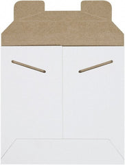 Made in USA - 6" Long x 6" Wide Regular Flat Mailer - White - Exact Tooling